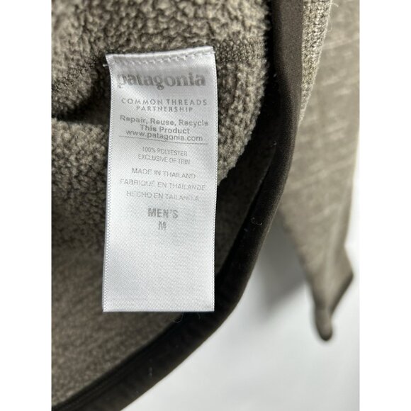 Patagonia Men’s Medium Better Sweater 1/4 Zip Pullover Pale Khaki STY25522FA15 - Picture 13 of 13